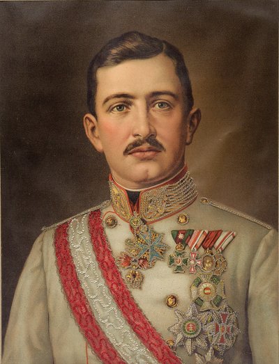 Imperador Carlos I da Áustria 1887-1922, rei da Hungria, c. 1917 de Unbekannt