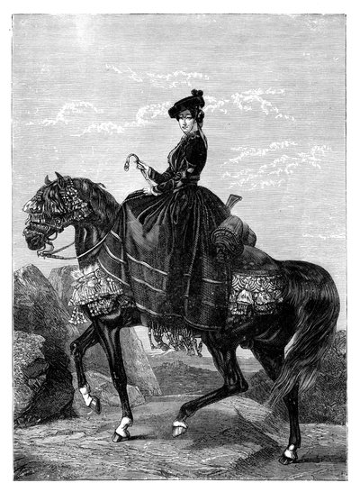 Empress Eugenie de Montijo 1826-1920 de Unbekannt