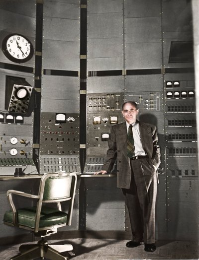 Enrico Fermi, físico nuclear americano nascido na Itália, c1942 de Unbekannt