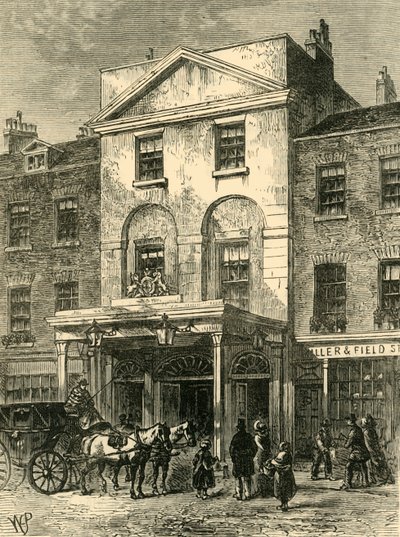 Entrada para o Teatro Astleys em 1820, c1878. de Unbekannt