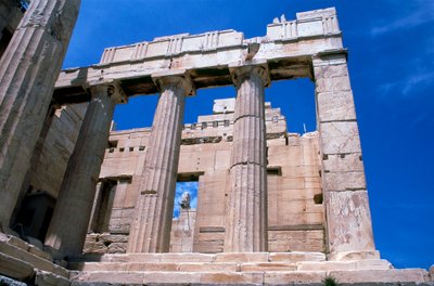 Entrada para a Acrópole, Atenas, século V aC de Unbekannt