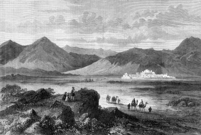 Entrada para o Khyber Pass e Fort of Jamrood, Afeganistão, 1878 de Unbekannt