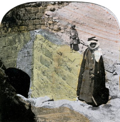 Entrada da Fonte das Virgens, Jerusalém, Israel, final do século XIX de Unbekannt