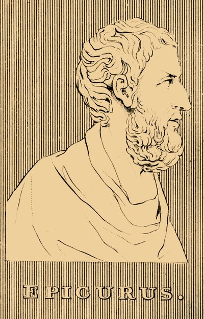 Epicuro, 341-270 aC, 1830. de Unbekannt