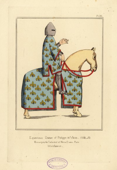 Estátua equestre de Philippe VI de Valois, rei da França de Unbekannt