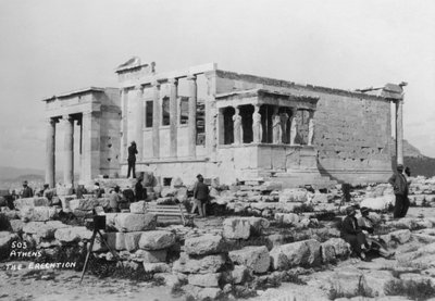 Erechtheion, Atenas, Grécia, c1920s-c1930s de Unbekannt