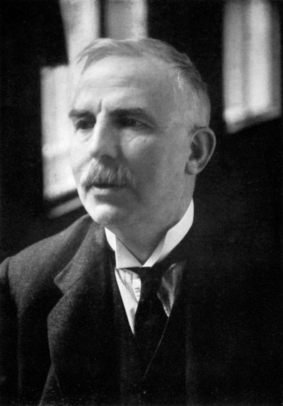 Ernest Rutherford 1871-1937, físico atômico premiado com o Nobel, c1908 de Unbekannt