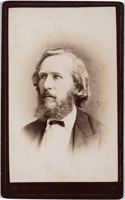 Ernst Haeckel, naturalista alemão, c 1860s de Unbekannt