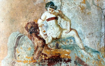 Mural erótico, Pompéia, Itália de Unbekannt