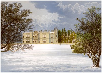 Eshton Hall, Yorkshire, casa do Barão Wilson, c1880 de Unbekannt