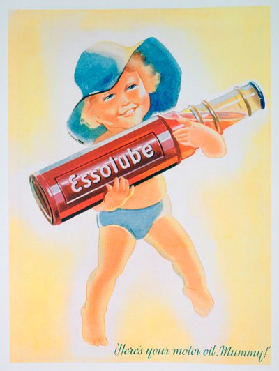 Anúncio do óleo de motor Essolube, 1935 de Unbekannt
