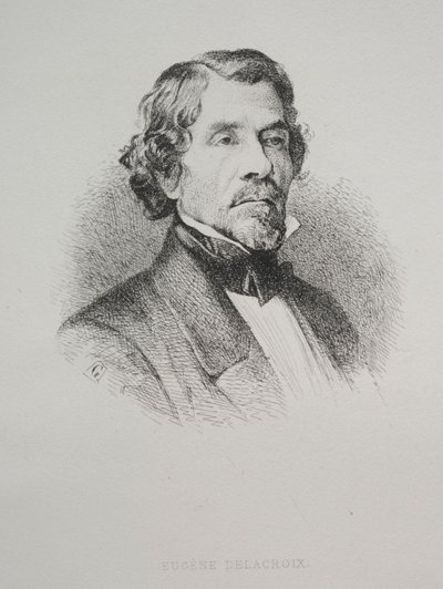 Eugène Delacroix, 1800. de Unbekannt