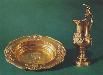 Jarro e bacia, c.1735, 1953 de Unbekannt