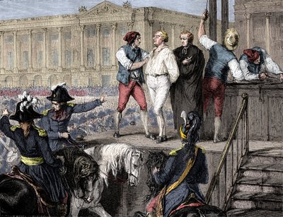 Execução de Luís XVI da França, Paris, 21 de janeiro de 1793 1882-1884. de Unbekannt