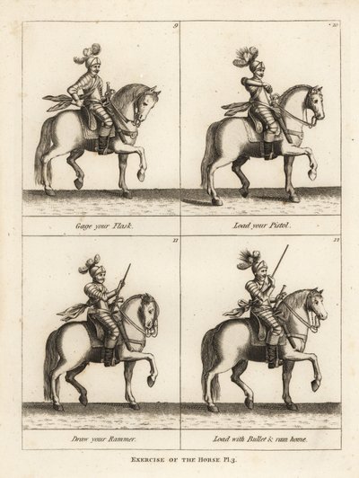 Exercício do cavalo de Unbekannt