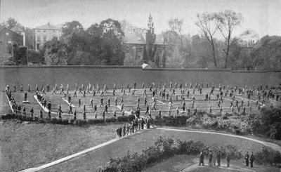 Pátio de exercícios na prisão de Holloway, Londres, c1901 1901 de Unbekannt