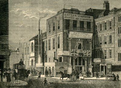 Exeter Change em 1826, 1881. de Unbekannt