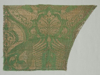 Seda com padrão de ouro exótico, 1360-1400. de Unbekannt