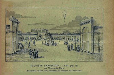 Exposição de produtos da indústria francesa, Paris, 1798 Do Bon Marché, 1900. de Unbekannt
