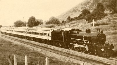 Trem expresso, Bombaim, Baroda e Central India Railway, 1930. de Unbekannt