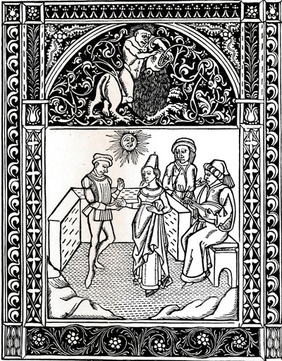 Fábula VIII: A mulher casada com um ladrão. Fábulas de Esopo, 1485, 1917 de Unbekannt