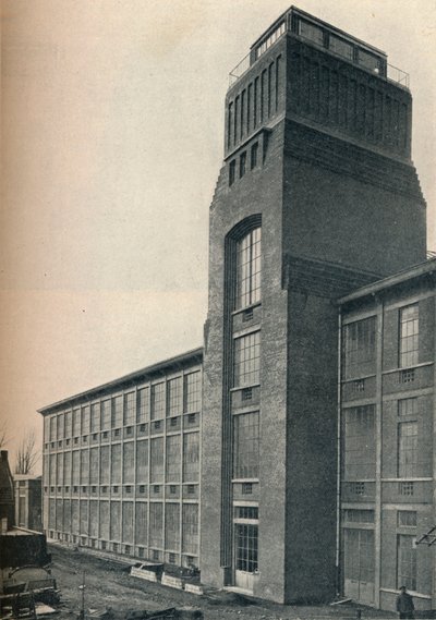 Fábrica dos Etablissements Nicolle, Wambrechies Nord, arquiteto, Andre Granet, c1928 de Unbekannt