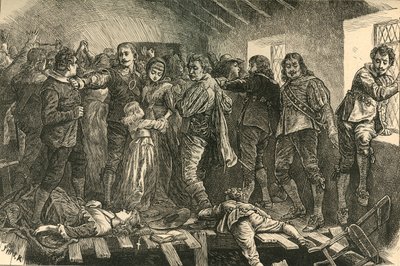 Caindo na Capela de Blackfriars, 1623, 1897. de Unbekannt