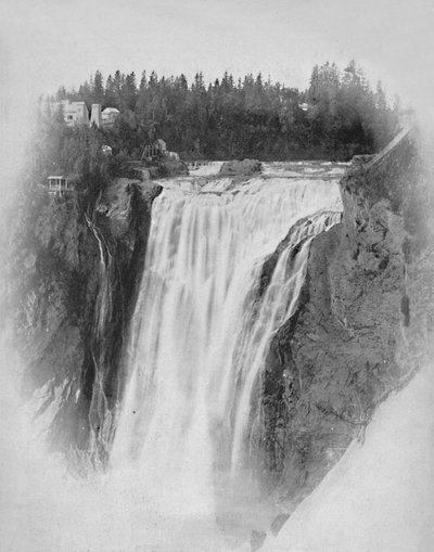Quedas de Montmorency, Quebec, c1897. de Unbekannt