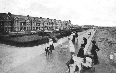Famílias, andar, ligado, novo, parada, leste, Worthing, oeste, sussex, c1900s-c1920s de Unbekannt