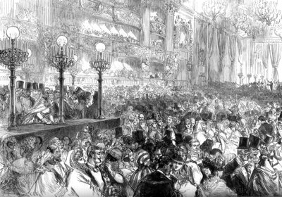 Baile à fantasia na nova Grand Opera House, Paris, para o benefício dos pobres, 1875 de Unbekannt