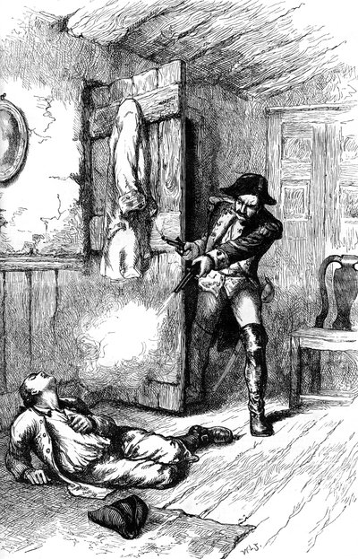 Atrocidade de Fannins: assassinato de um plantador americano, c no final do século XVIII c1880 de Unbekannt