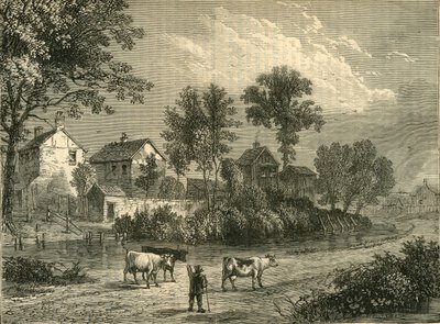 Fazenda no Regents Park, 1750, c1876. de Unbekannt
