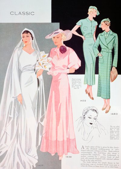 Ilustração de moda, 1935 de Unbekannt