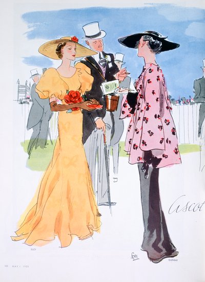 Ilustração de moda, 1935 de Unbekannt