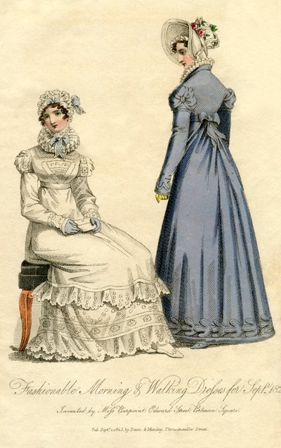 Vestidos da moda e para caminhadas a partir de setembro de 1823 de Unbekannt