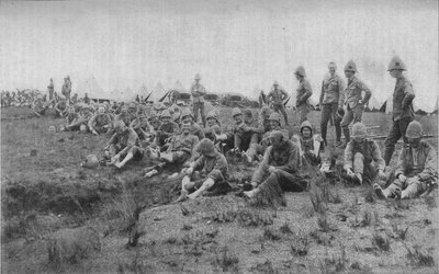 Inspeção de pés em Estcourt, 1902 de Unbekannt