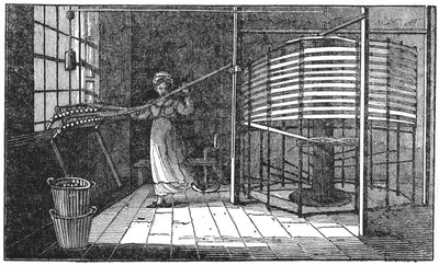 Trabalhadora da seda, Spitalfields, Londres, 1833 de Unbekannt
