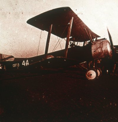 Avião de combate decolando, c1914-c1918 de Unbekannt