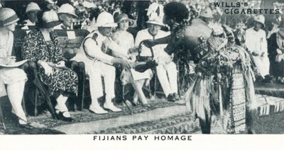 Fijians presta homenagem, 1927 1937 de Unbekannt