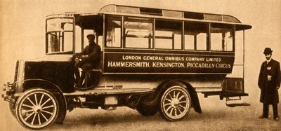 Primeiro LGOC Motor Bus, 1904, 1933. de Unbekannt