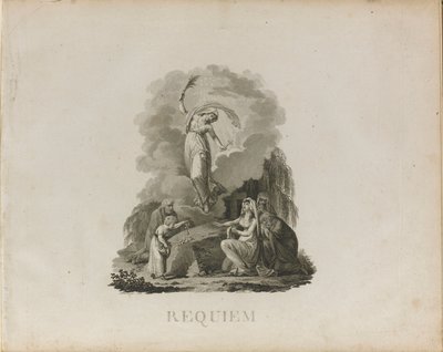 Primeira edição do Requiem em ré menor, K. 626 por Wolfgang Amadeus Mozart, c. 1800. de Unbekannt