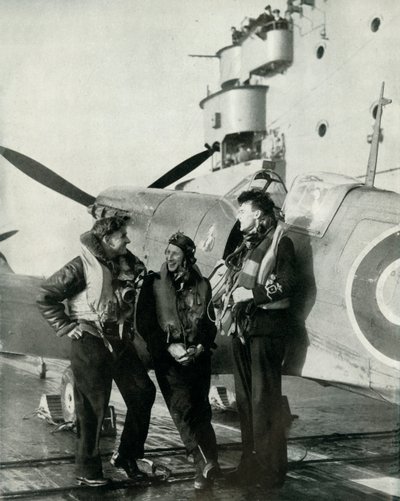 Pilotos do braço da frota aérea, 1943. de Unbekannt