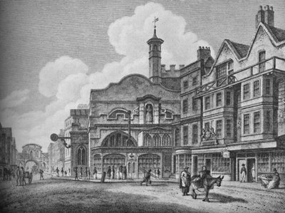 Fleet Street no século XVIII, 1907 de Unbekannt