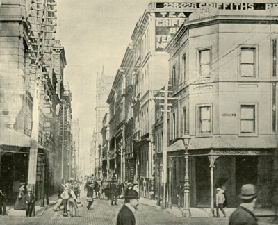 Flinders Lane, Melbourne, 1901. de Unbekannt