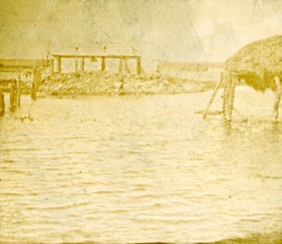 Inundação, Ramskapelle, Bélgica, c1914-c1918 de Unbekannt