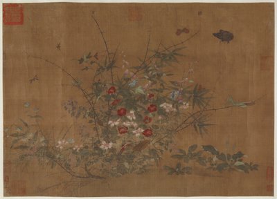 Flores e insetos, dinastia Ming, século XV. de Unbekannt