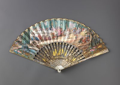 Ventilador dobrável, década de 1760. de Unbekannt