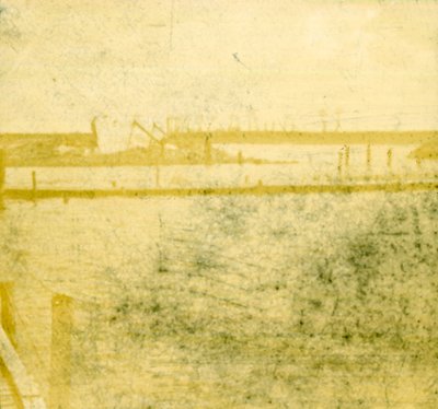 Passarela em Ramskapelle, Bélgica, c1914-c1918 de Unbekannt