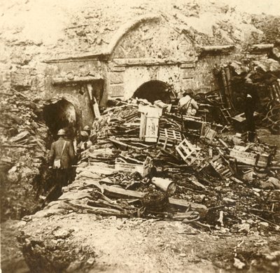 Forte de Souville, Verdun, norte da França, c1914-c1918 de Unbekannt
