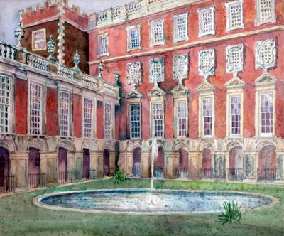 Fonte no Palácio de Hampton Court de Unbekannt